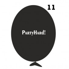 12" Ругательные черные, №11 (1шт)