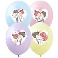 12" (30см) Love is... на макарунах (25шт) арт-шоу