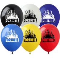 12" (30см) кулі з малюнком Fortnite (25шт) 