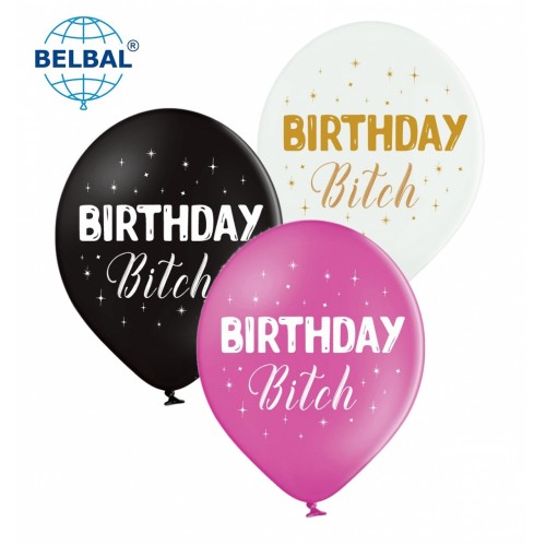 ММ 12" (30см) Happy Birthday, bith (25 шт. 2 ст) BelBal ММ 12" (30см) Happy Birthday, bith (25 шт. 2 ст) BelBal