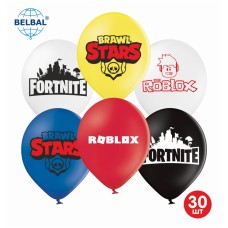 ММ 12" (30см) Игры (30 шт) BelBal