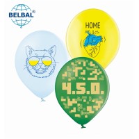 ММ 12" (30см) Серце України микс (25 шт) BelBal