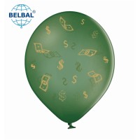 ММ 12" (30см) Бакси, золотий на зеленому кристалі (25шт) BelBal