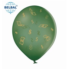 ММ 12" (30см) Бакси, золотий на зеленому кристалі (25шт) BelBal