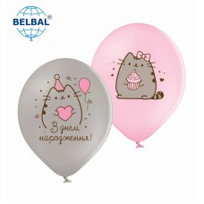 ММ 12" (30см) З ДН, котик Пушин (25 шт) BelBal
