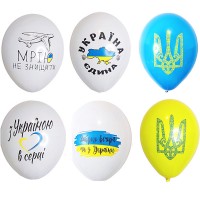12" (30см) Патріот (мікс) (50шт)